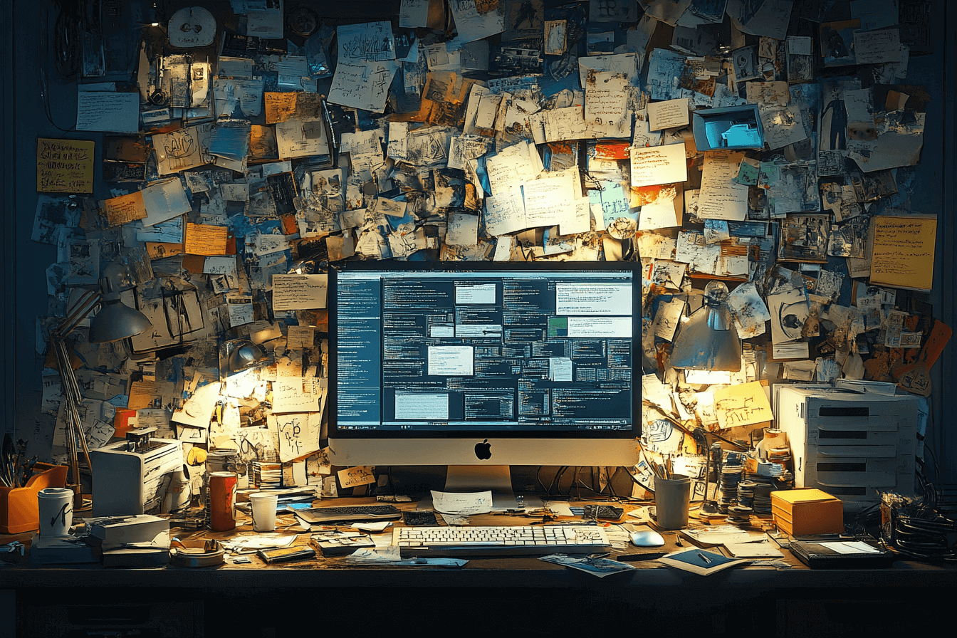 Penetration testing workspace organization diagram