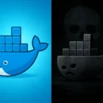 ** Two contrasting whale logos representing different themes and moods.