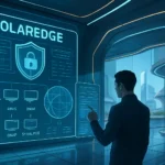 PolarEdge Botnet Exploits Cisco CVE-2023-20118 to Build ORB-Style Proxy Network Targeting Cisco, ASUS, QNAP and Synology Devices Man interacting with a futuristic digital display in a sleek, illuminated setting.