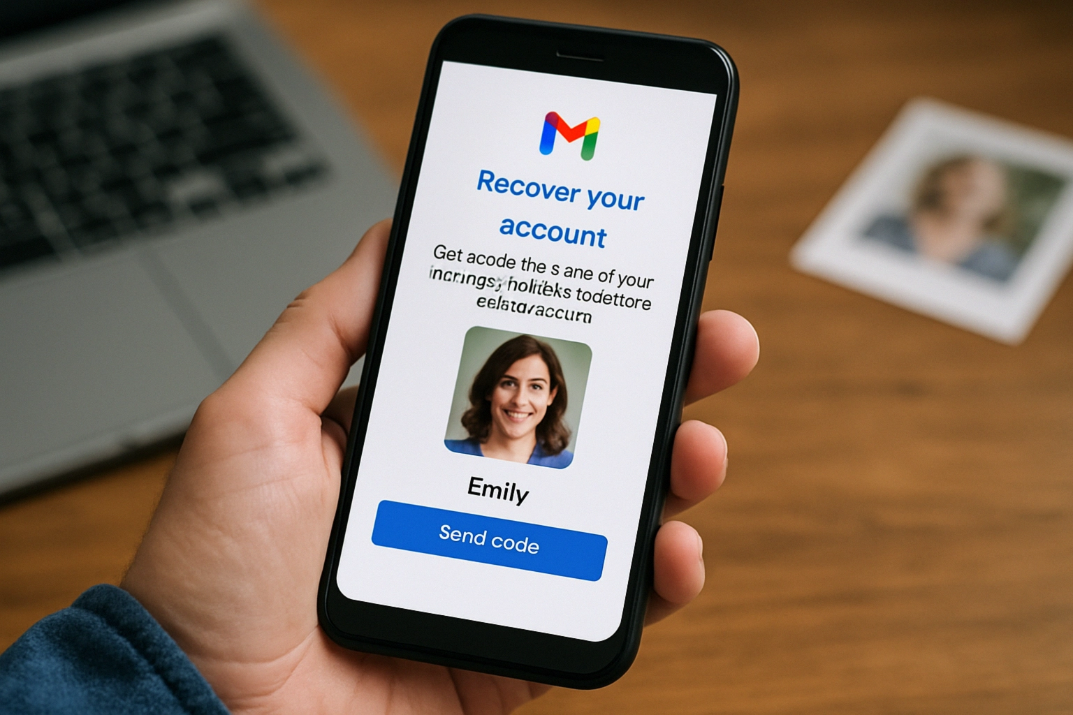 Gmail incorpora “Contactos de recuperación”: qué son, cómo funcionan y cómo configurarlos con seguridad Usuario accede a la recuperación de cuenta Gmail en un smartphone.