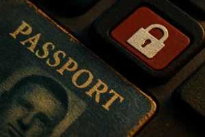 Discord probes third-party support breach as payment and identity data exposed Close-up of a passport next to a security lock button on a keyboard.
