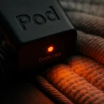 AWS Outage Leaves Eight Sleep Smart Beds Stranded, Spotlighting IoT Cloud-Dependency Risks Close-up of a device labeled 'Pod' with a cooling indicator light.