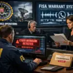 Оператори ФБР працюють з комп'ютерами в ситуаційній кімнаті.