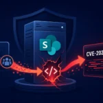 SharePoint server graphic illustrating CVE-2026-45659 vulnerability fix.