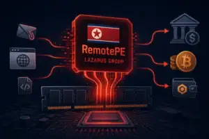 Gráfico representando RemotePE y sus conexiones con iconos de servicios.