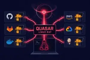 Quasar Linux RAT visualisiert Angriffe auf Entwickler und DevOps-Umgebungen.