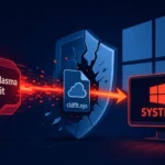Illustration of a MiniPlasma exploit targeting a Windows system bug.