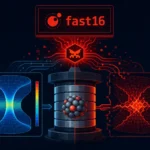 Схематическое представление вредоносного ПО Fast16 в процессе атаки на системы.