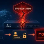 Cisco SD-WAN пристрій з небезпечною вразливістю CVE-2026-20245.