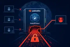 Gráfico sobre la explotación de fallas en PAN-OS VPN de Palo Alto.