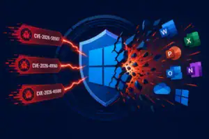 Успешное исправление уязвимостей в Windows с помощью обновлений Microsoft.