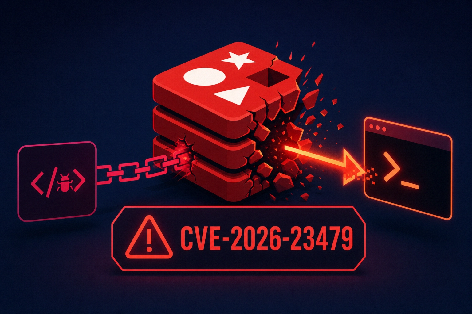Abstract graphic illustrating a critical Redis security vulnerability.