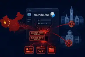 Хакеры используют уязвимости Roundcube, связанные с Китаем, в кибератаке.