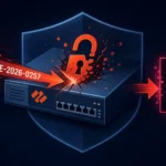Visual representation of CVE-2026-0257 linked to Qilin ransomware.