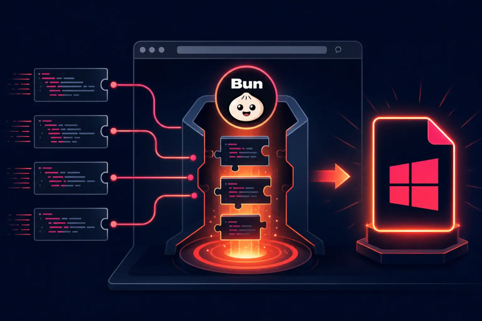 Visual representation of malware targeting traders via browser assembly.