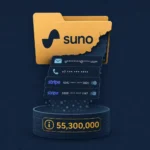 Зображення даних Suno з кількістю скомпрометованих електронних адрес.
