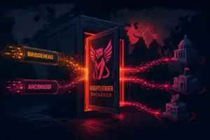 Доступ к задней двери NightLedger с данными, передаваемыми к мишеням.
