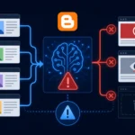 Diagramm zeigt Blogger-Fehler mit Malware-Kennzeichnungen für Blogs.