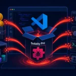 Malicious VS Code extension 'Solidity Pro' depicted stealing crypto assets.