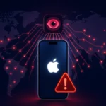 Глобальная угроза для пользователей Apple с предупреждением о шпионском ПО.