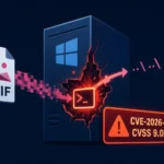 Visual representation of a security vulnerability related to AVIF files.