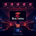 Digital illustration of BraZetsu AI-enhanced malware concept.