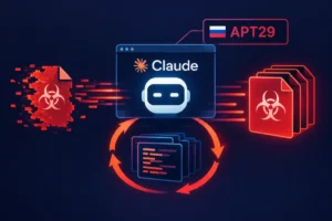 Claude AI visualisiert den Prozess der Malware-Rekonstruktion durch APT29.