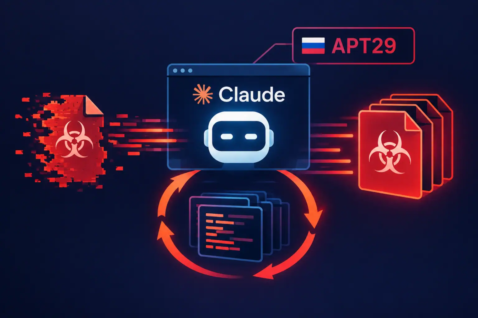 AI agent Claude processes malware files linked to APT29 group.