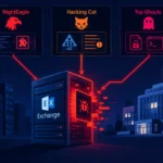** Visual representation of cyber threats to Russian companies.