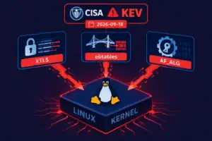 CISA kündigt kTLS, ebtables und AF_ALG Sicherheitslücken im Linux-Kernel an.