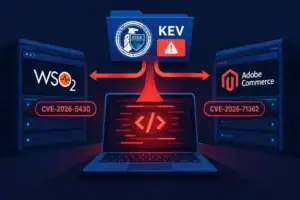 Conexiones de vulnerabilidades CVE en una computadora entre varios servidores.
